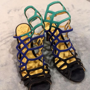 Vince Camuto Shades of Blue Heels